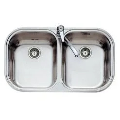 STYLO 2 BOL ÉVIER 830x485 DIAMÈTRE 1 TROU ACIER INOXYDABLE - TEKA