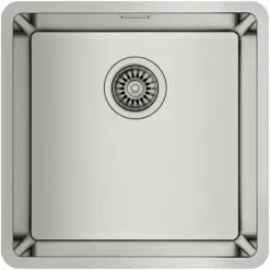 TEKA UNIVERSE 80 T-XP 2C Inox Evier 2 Bacs 170mm Meuble 80 Sans Trou