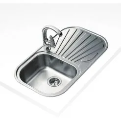 Evier Encastrable Et Réversible Teka Stylo 45 Cm Avec Vasque Et égouttoir