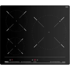 Pas Cher TEKA Magasin 19 Teka IBC 63010 MSS 60cm Black Glass 3 Zone Induction Hob Teka IBC 63010 MSS 60cm Black Glass